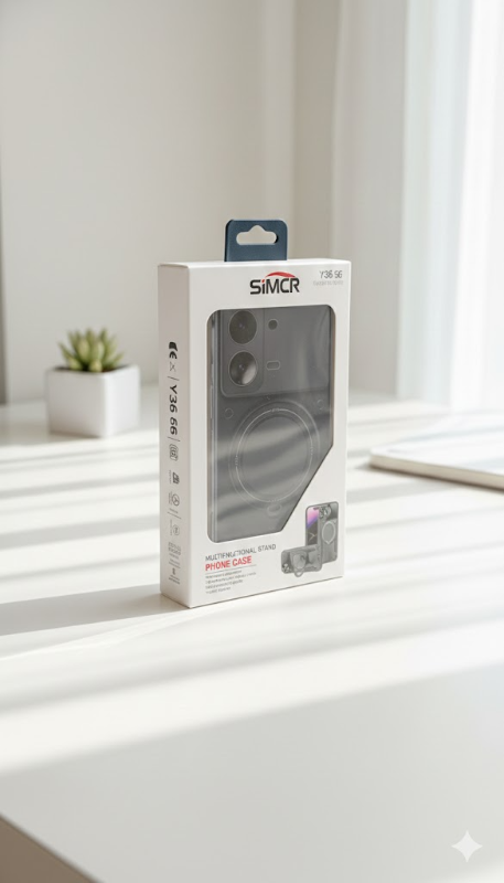 vivo y36 funda magsafe con soporte de anillo magnetico + mica