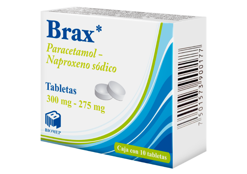 naproxeno/para 10Tab brax