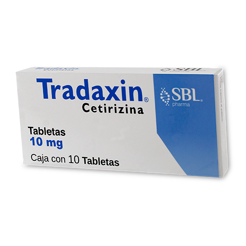 cetirizina 10mg 10Tab tradaxin