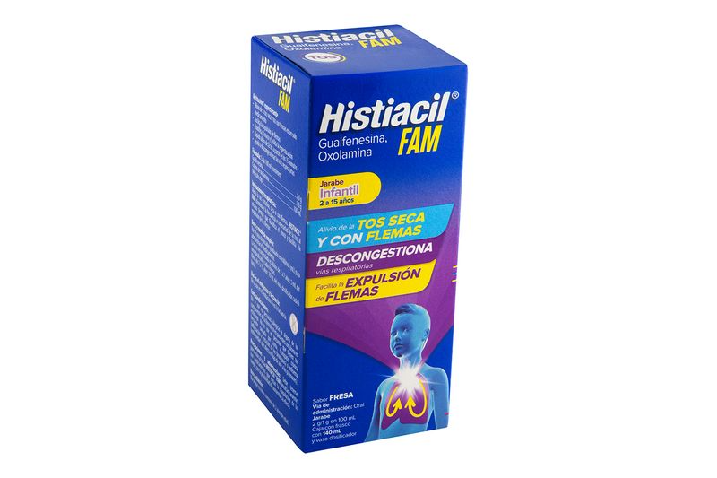 Guaifenesina/Oxolaminana 140ml jbe Histiacil Fam Inf