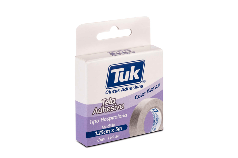 tela adhesiva sedosa 1.25cmx5mts