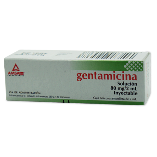 gentamicina 80mg/2ml 1amp