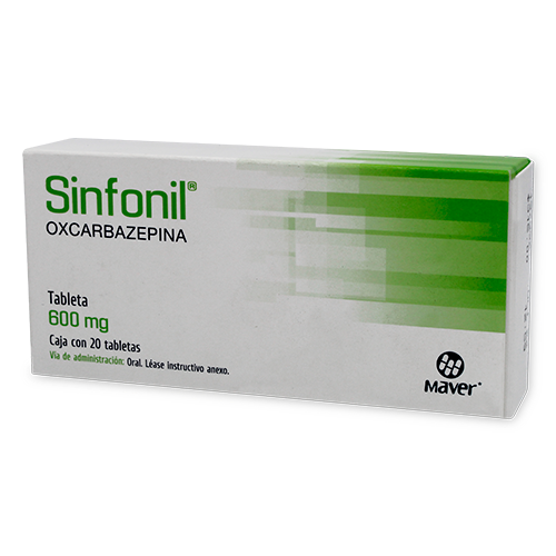 oxcarbazepina 600mg 20Tab