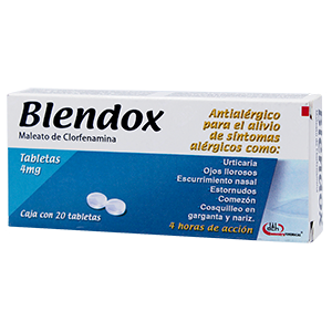 clorfenamina 4mg 20Tab blendox