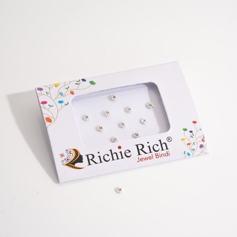 White Moti with White Diamond