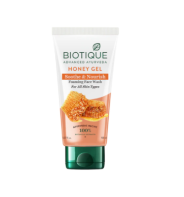 Advanced Ayurveda Bio Honey Gel Refreshing Foaming Sustainable Face Wash 150 ml