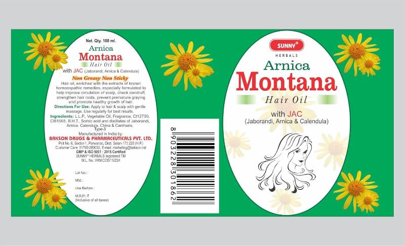 SUNNY Arnica Montana Hair Oil (200 ml)