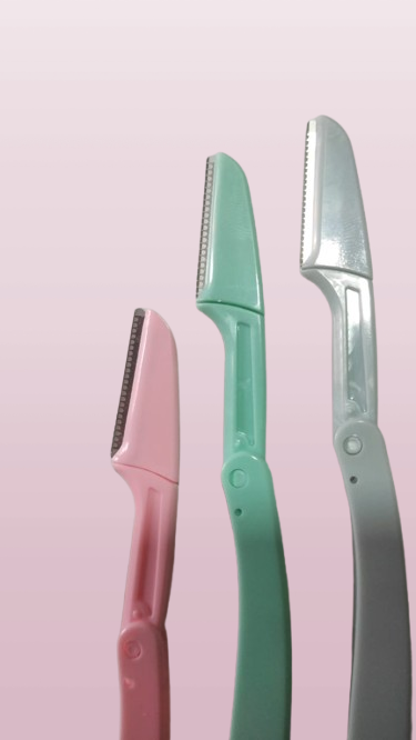 Foldable Facial Razors for Women – Pack of 3
