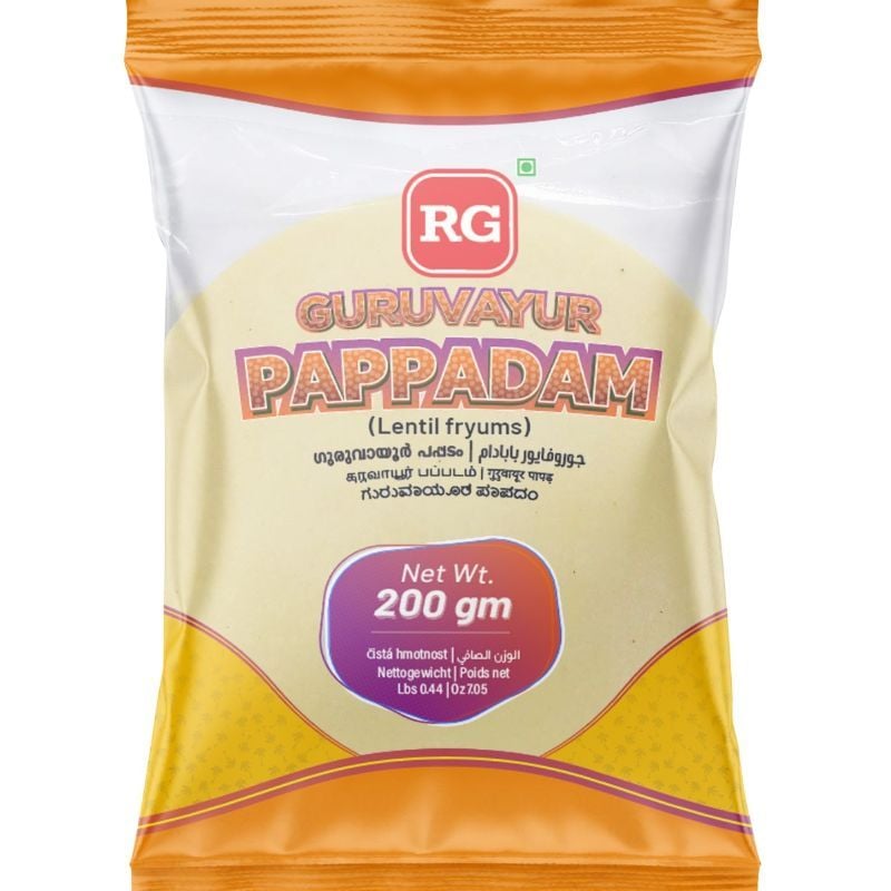 RG GURUVAYUR PAPPADAM 200 GM | RRG011