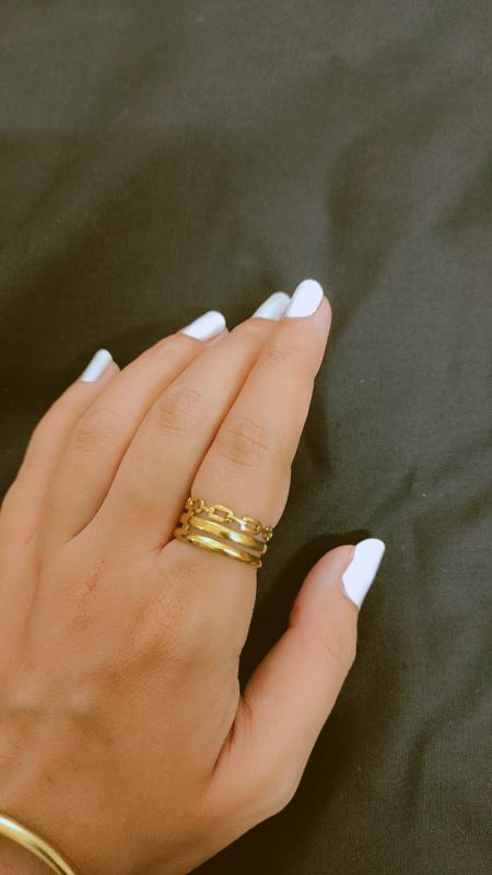 Tarnish free Ring - Adjustable D5