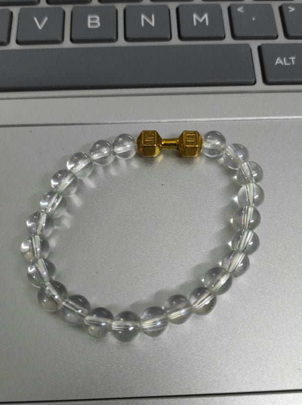 Dumbbell bracelet Golden
