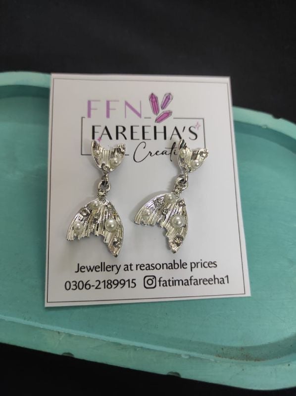 Mermaid Earrings - Silver