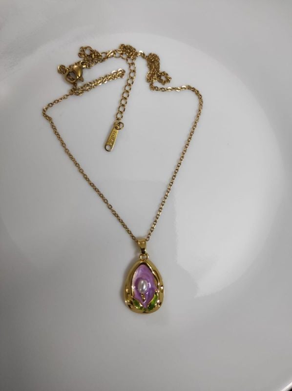 Tulip Necklace Stainless steel