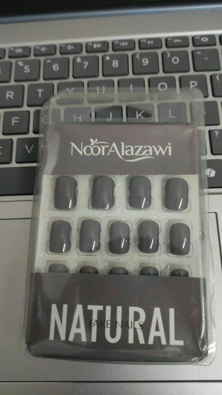 Fake Nails - Grey colour