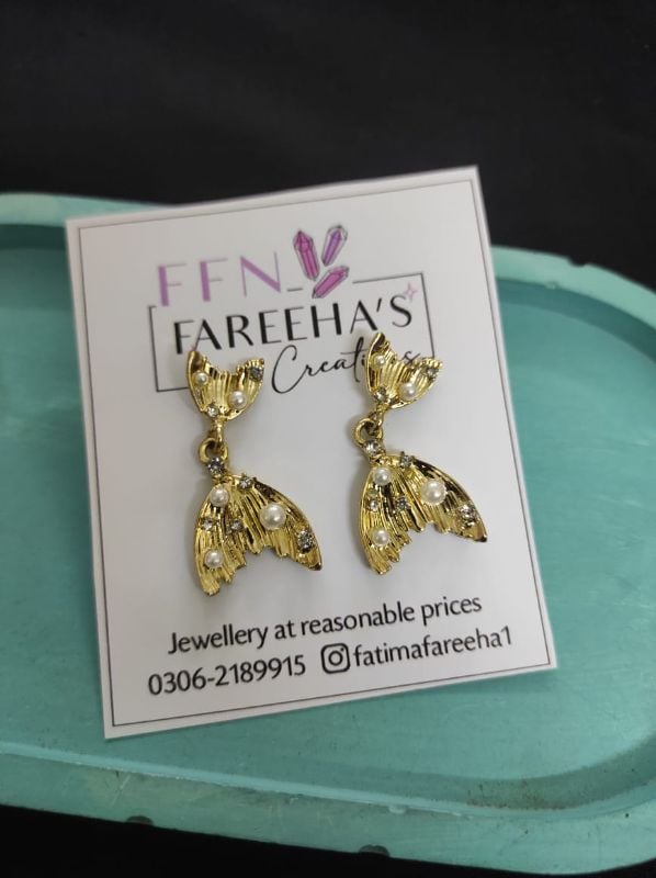 Mermaid Earrings - Golden