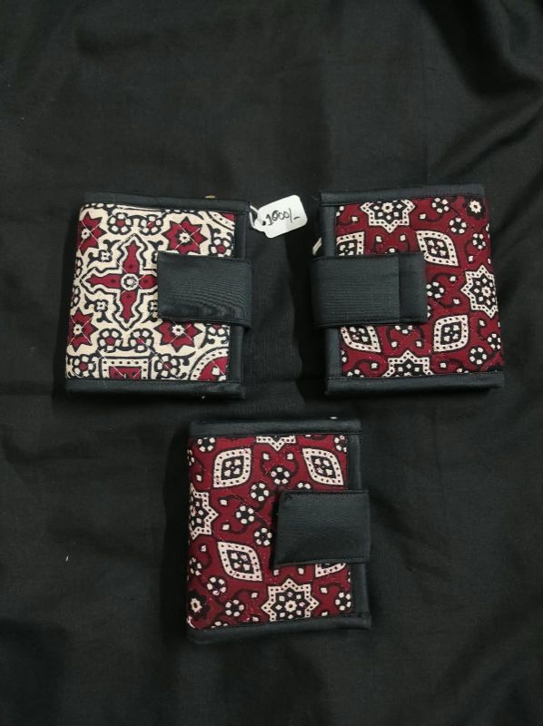 Ajrak Wallets -  D25 - Maroon