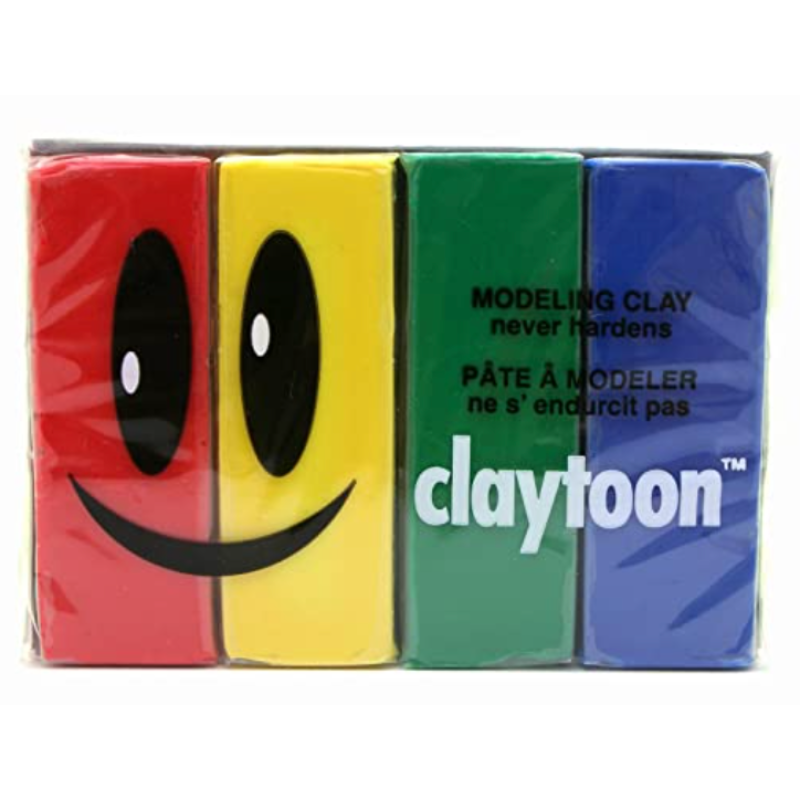 Classroom Set of ClayToon Clay, Well Loved Condition