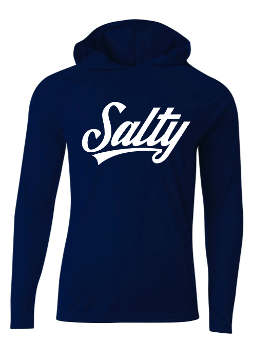 Salty Fishing Shirt - Long Sleeve - Salty Logo