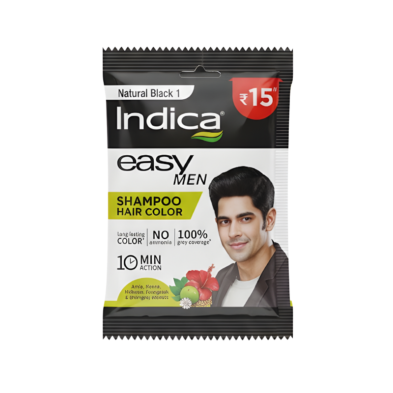 indica Easy Black Shampoo Hair Colour