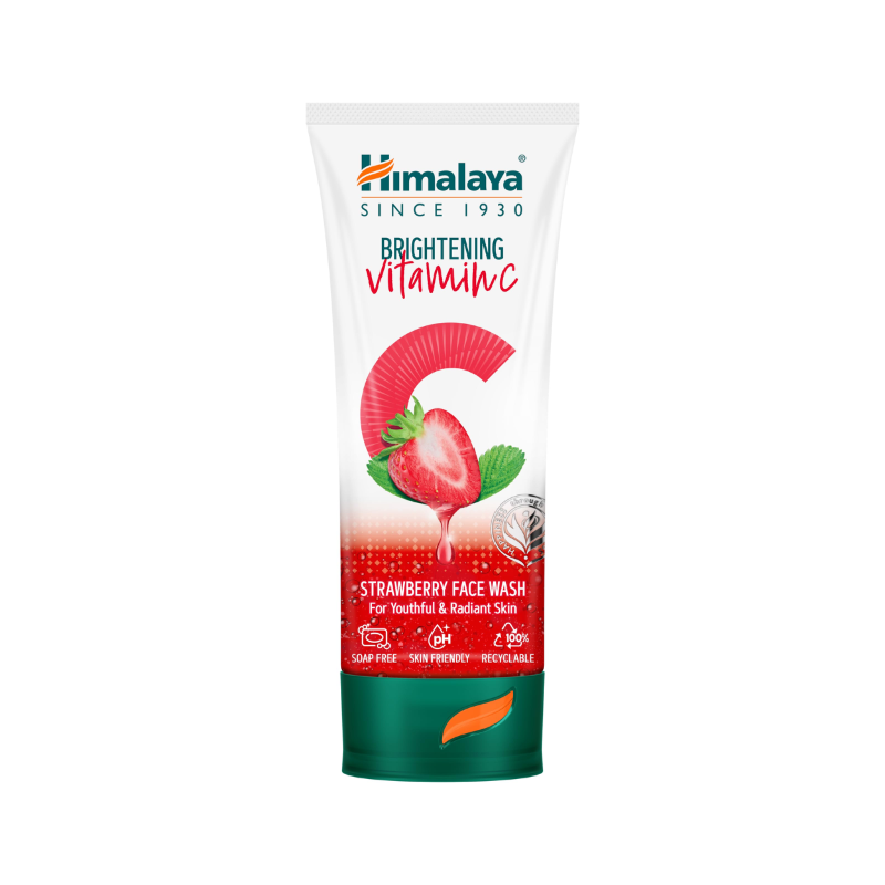 Himalaya Brightening Vitamin C strawberry Face Wash
