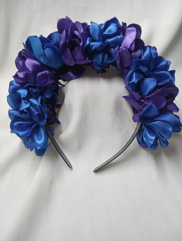 Diademas Clavel (Morado y Azul)