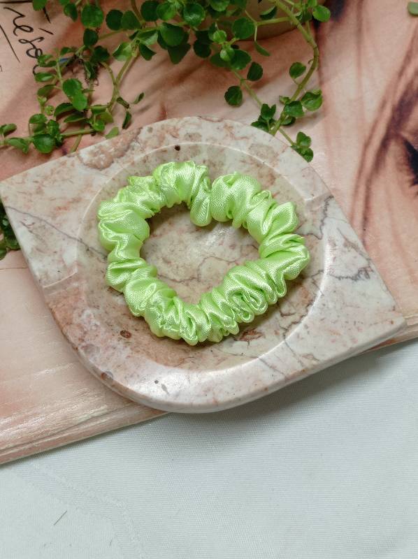 Mini-Scrunchies(Verde Neón)