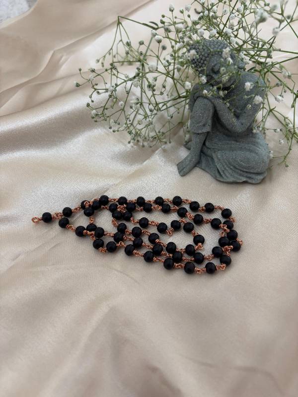 Karungali chain-copper connected (6mm)