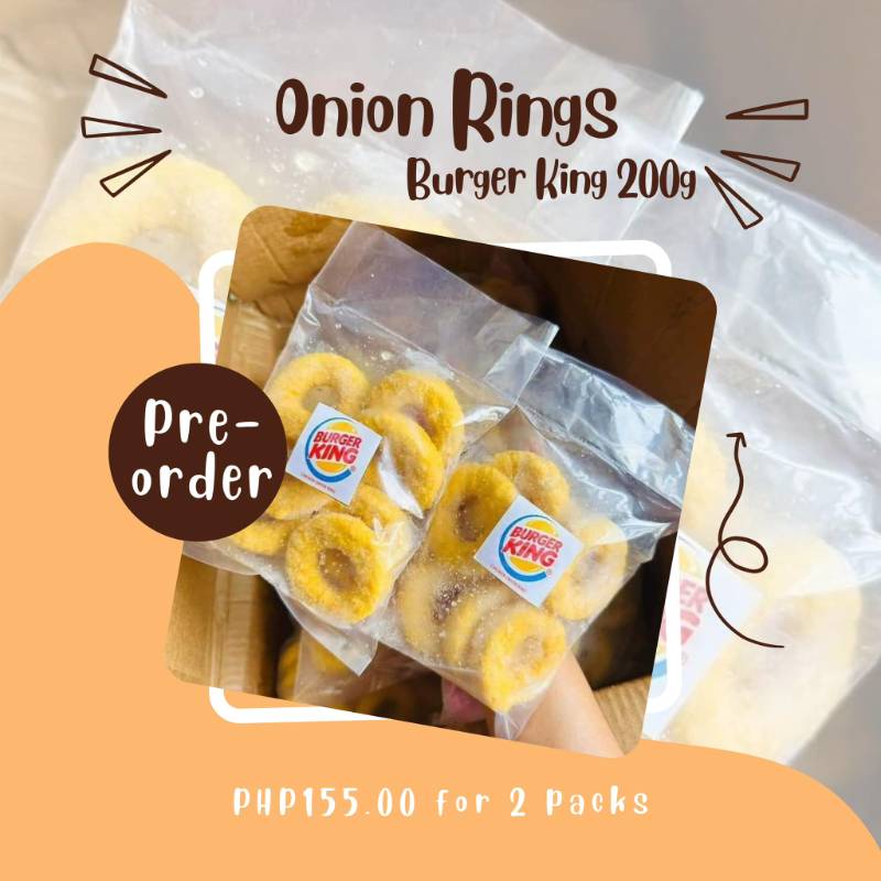 Onion Rings
2 packs