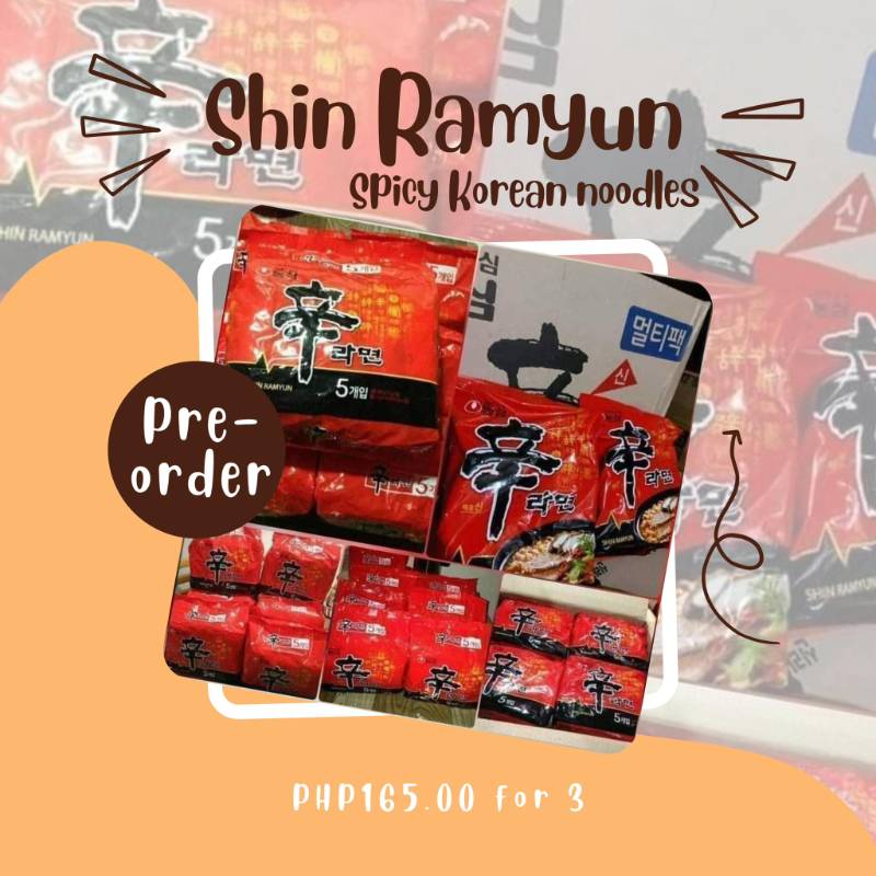 Shin Ramyun
3 pcs