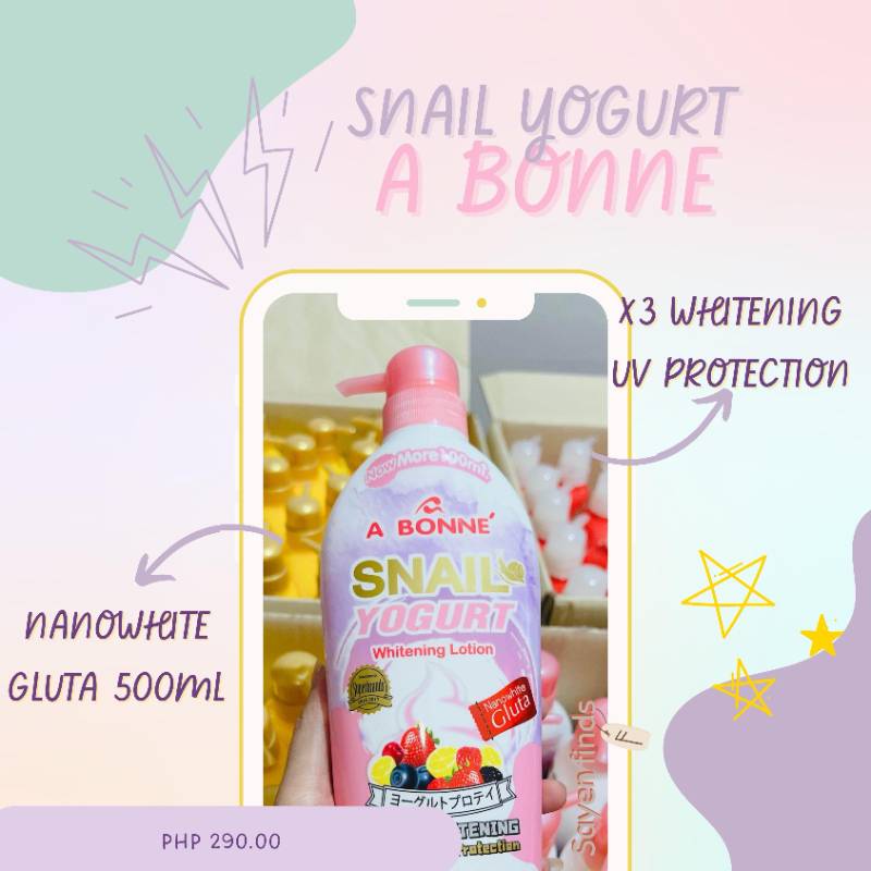 A Bonne Snail Yogurt