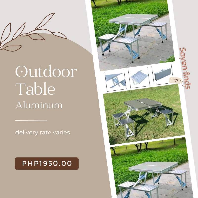 Outdoor Table Aluminum