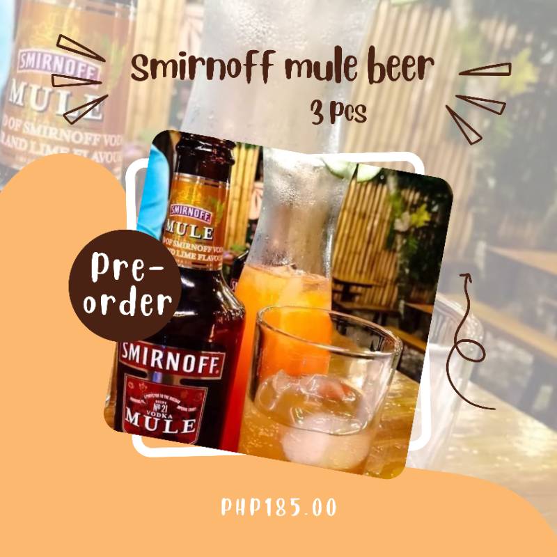 Smirnoff mule beer 3 pcs