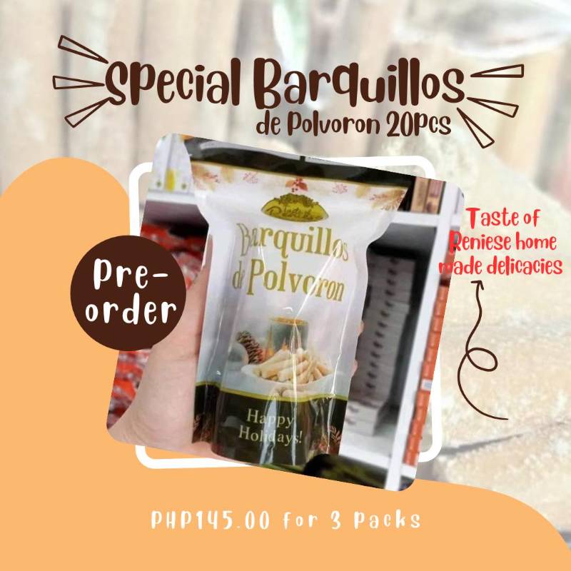 Special Barquillos de Polvoron 20pcs
3 packs