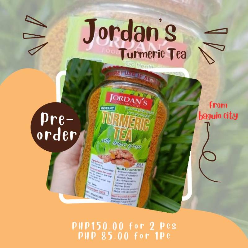 Jordan's Turmeric tea from baguio city