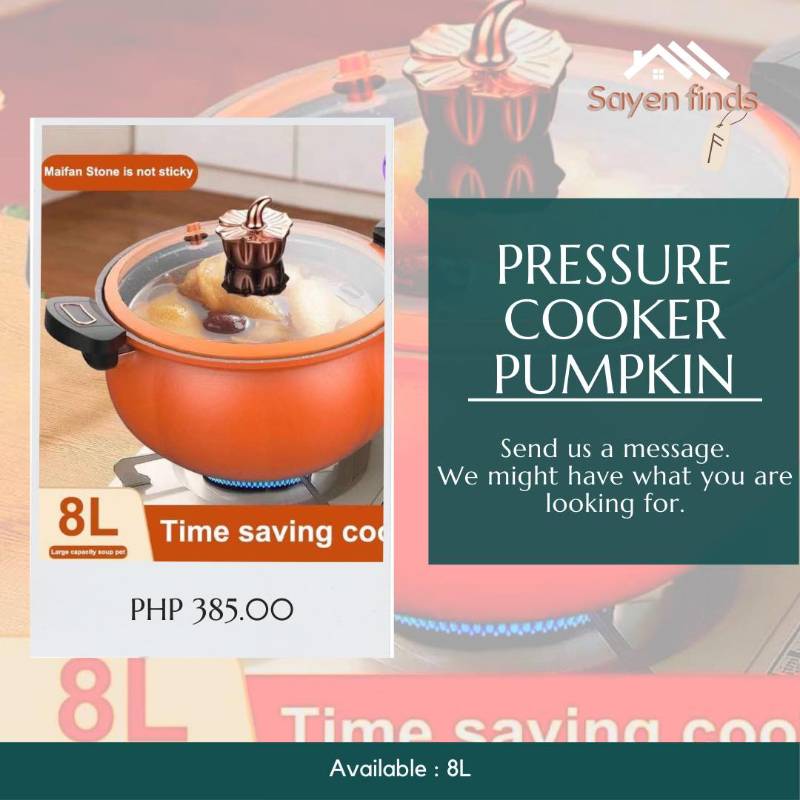 Pressure Cooker Pumpkin 8L