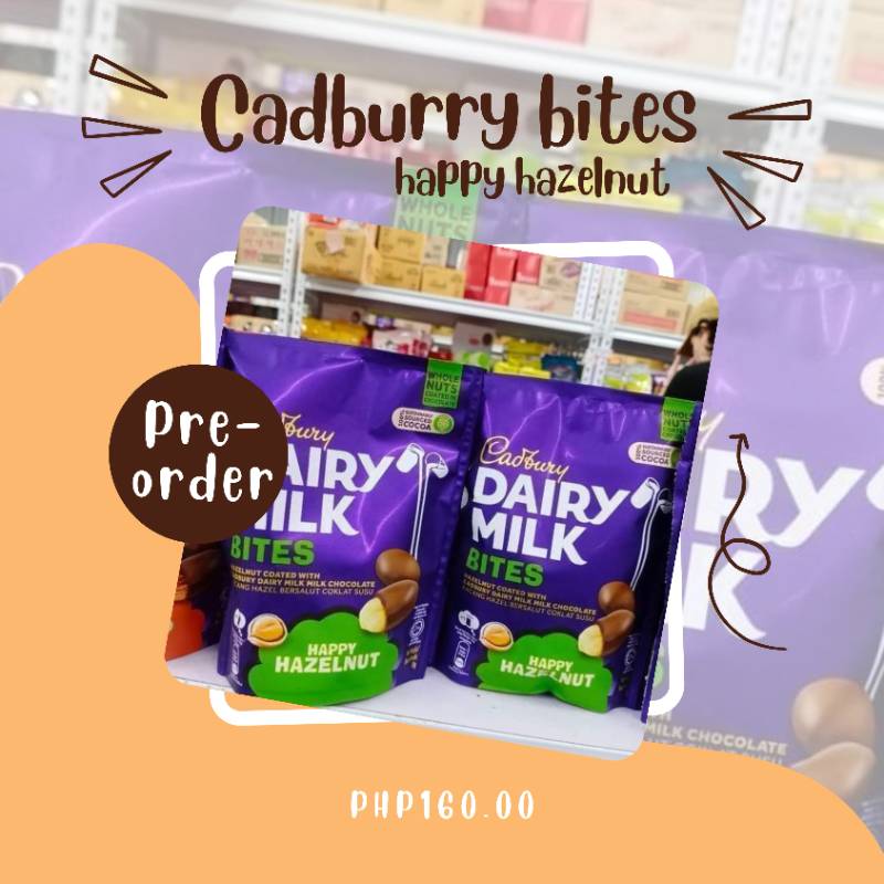 Cadburry bites happy Hazelnut