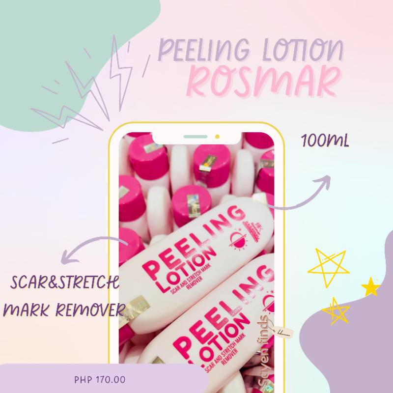 Rosmar Peeling Lotion
Scar & Stretchmark remover