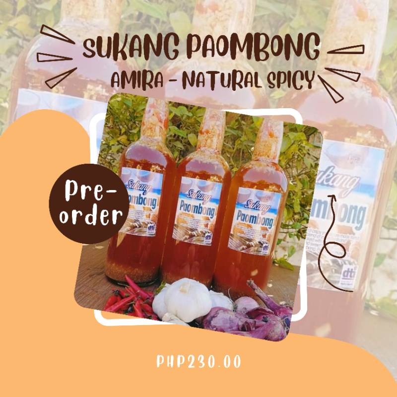 Amira Sukang Paombong natural spicy