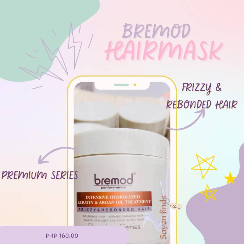 Bremod Hairmask Frizzy & Rebonded Hair