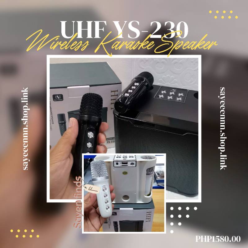 UHF YS-230 Wireless Karaoke Speaker