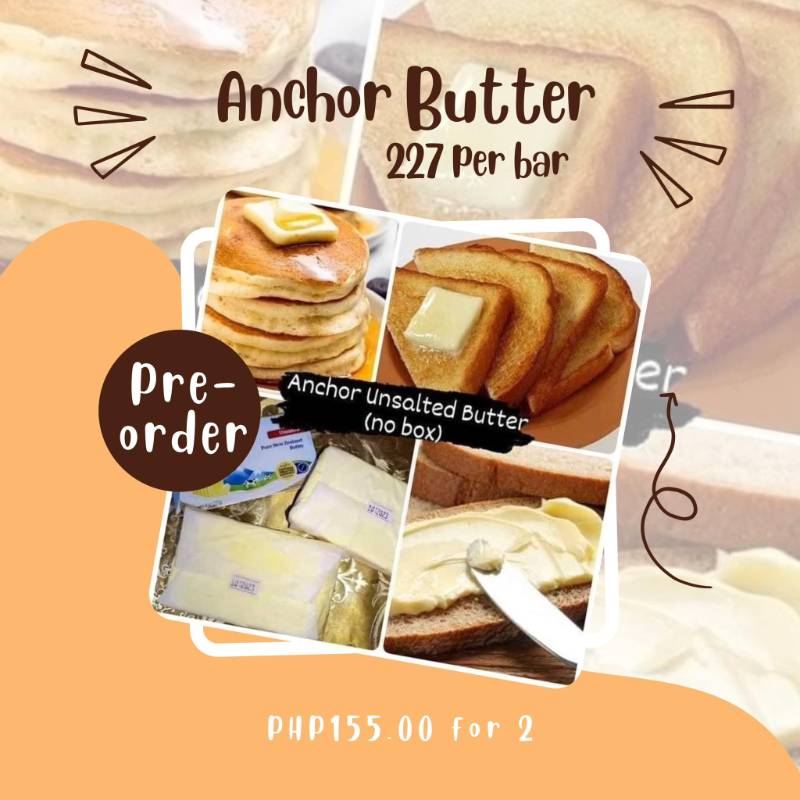 Anchor Butter 227 per bar
2 bars