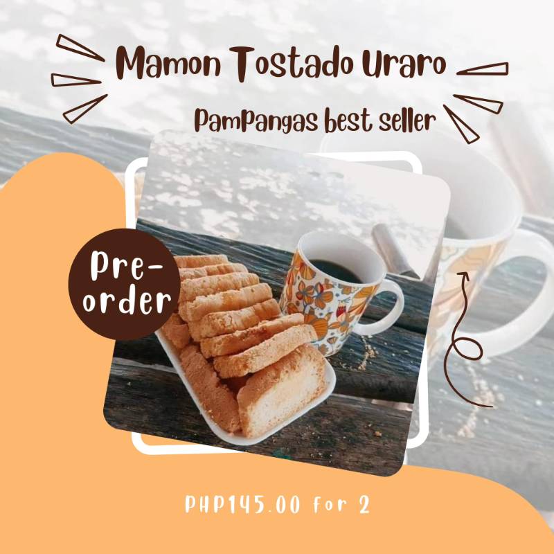 Mamon Tostado Uraro
Pampangas best seller
2 packs