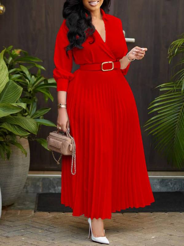 Robe de couleur unie grande taille pour belles femmes africaines européennes et américaines: AS_010003