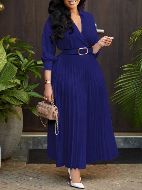 Robe de couleur unie grande taille pour belles femmes africaines européennes et américaines: AS_010003