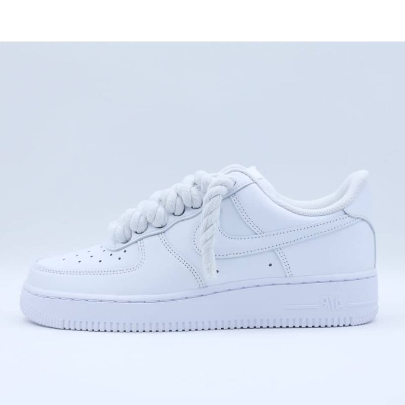 Air Force Blanche Gros Lacets Blancs