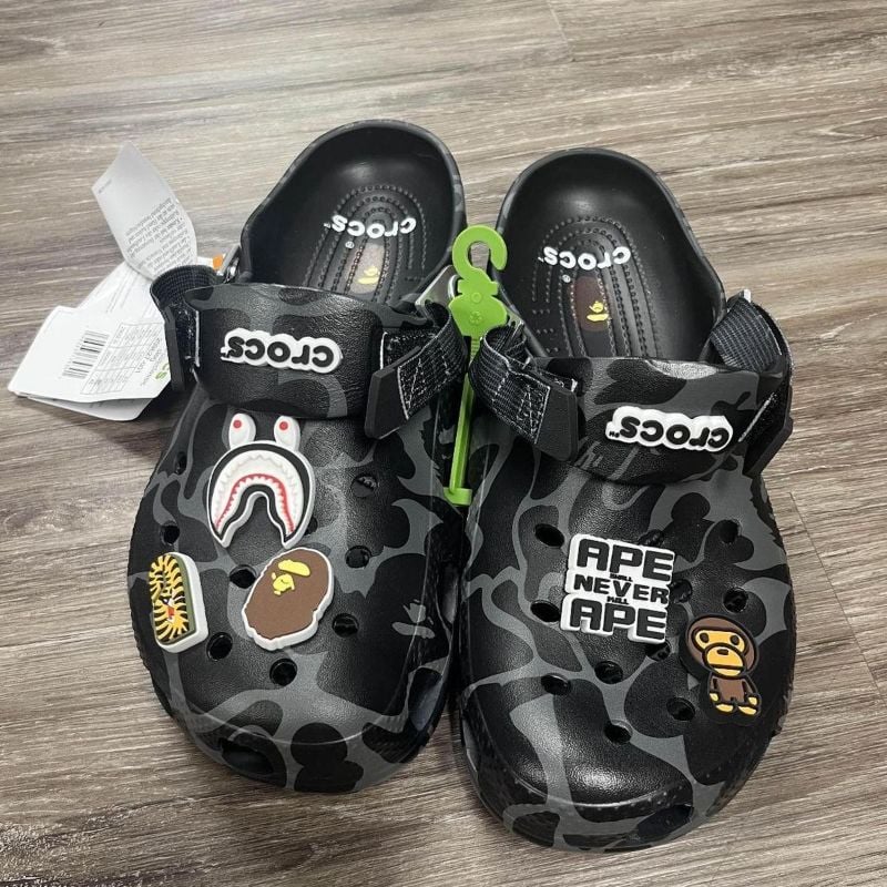 Crocs Classic Clog BAPE ABC Camo Black