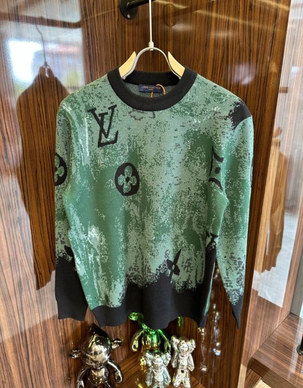 Pull LV Vert Noir