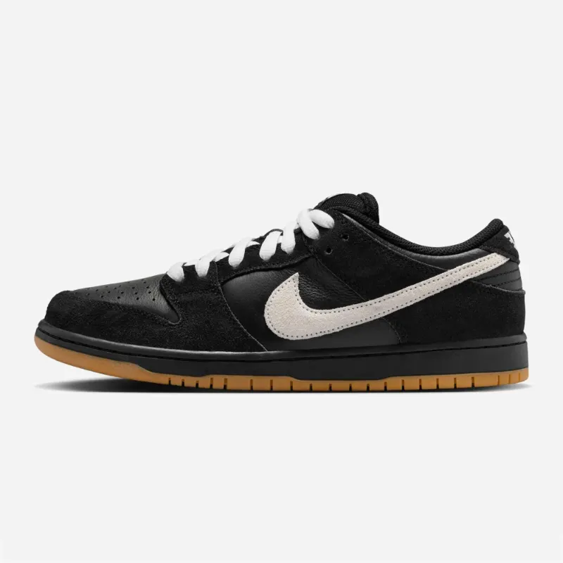 Nike SB - Dunk Low Premium Pro - Black / White-Black-Gum Light Brown