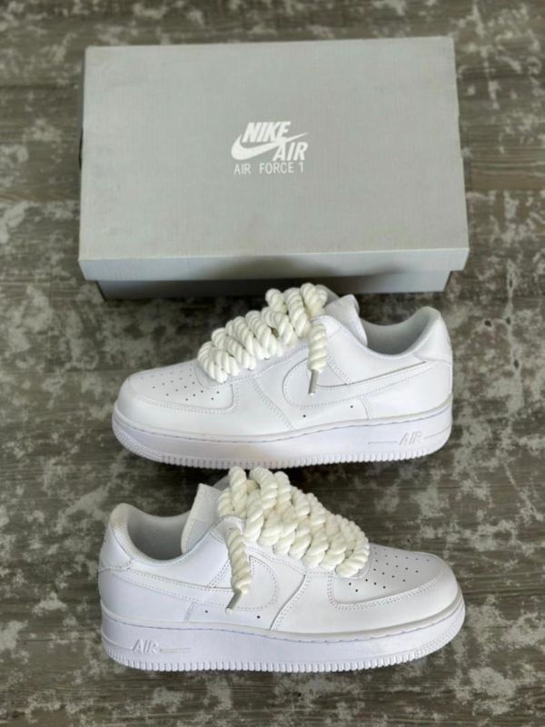 Air Force Blanche Gros Lacets Blancs