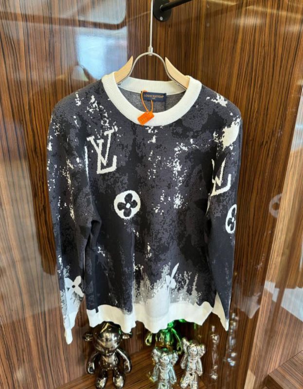 Pull LV Noir Blanc